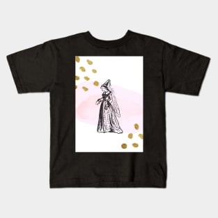 Pink and Gold Royalty Kids T-Shirt